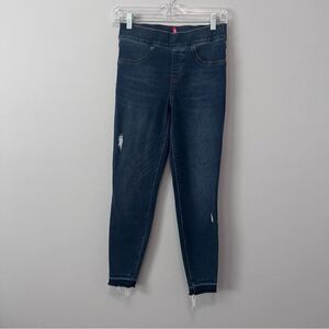 Spanx Distressed High Rise Ankle Skinny Jeans Size S